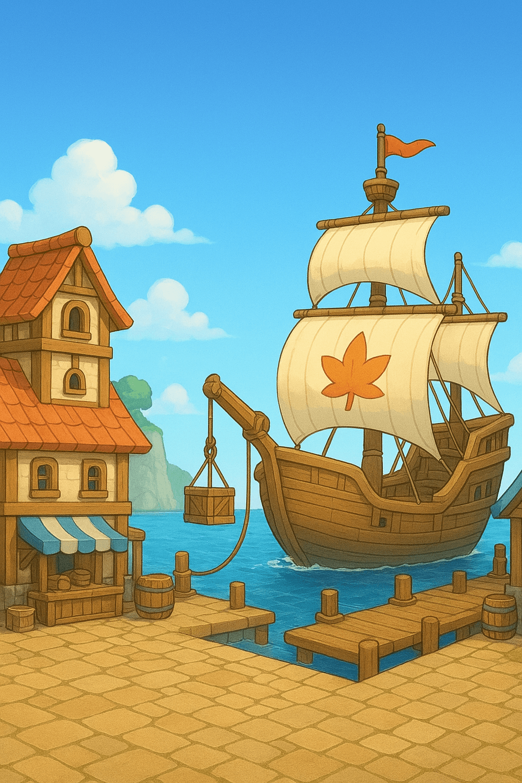 메이플랜드 배경