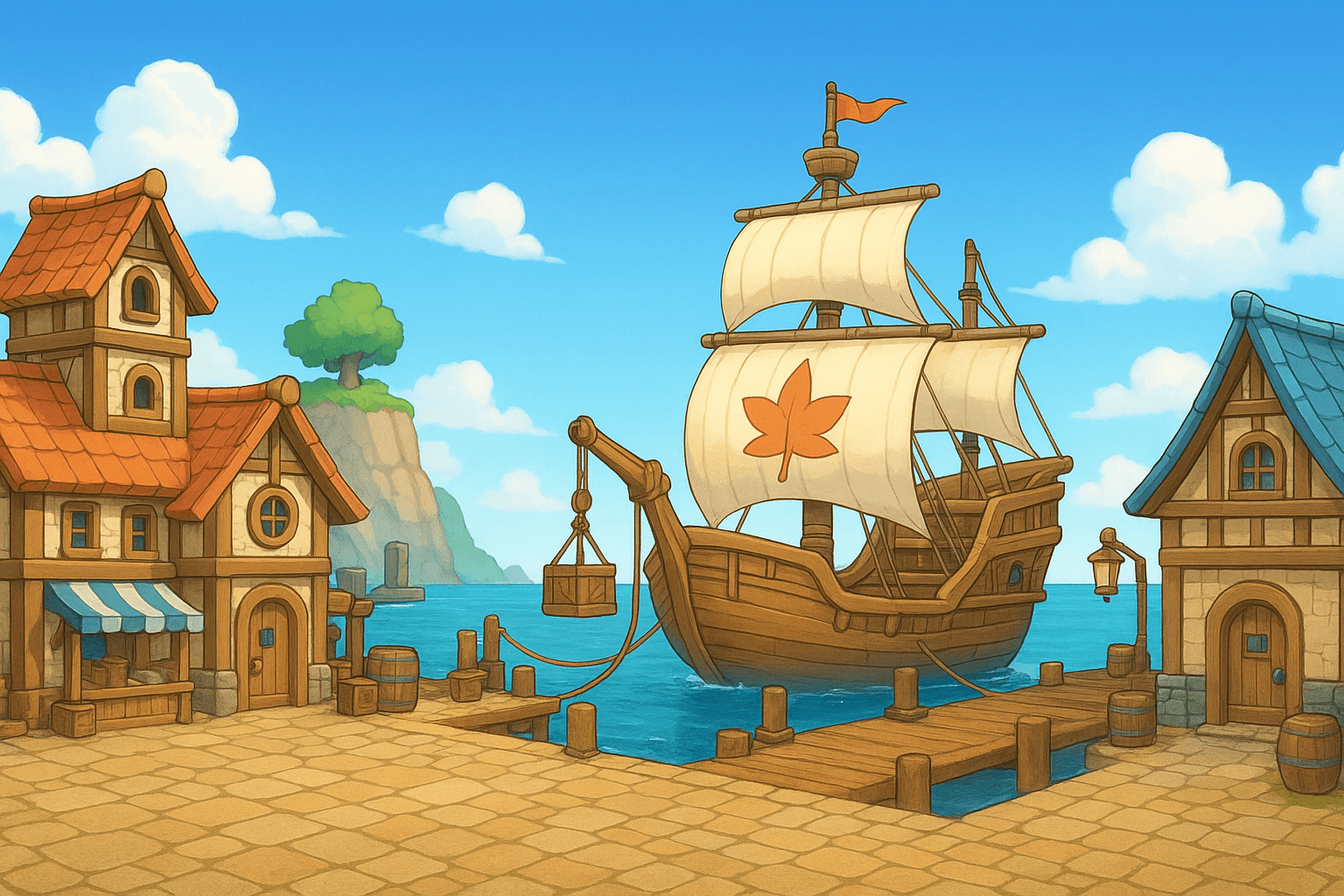 메이플랜드 배경